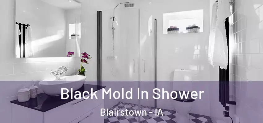 Black Mold In Shower Blairstown - IA