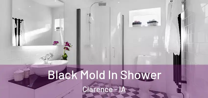 Black Mold In Shower Clarence - IA