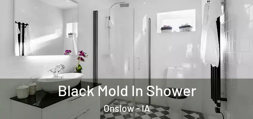 Black Mold In Shower Onslow - IA