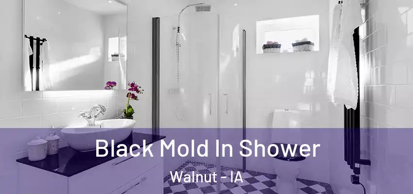 Black Mold In Shower Walnut - IA