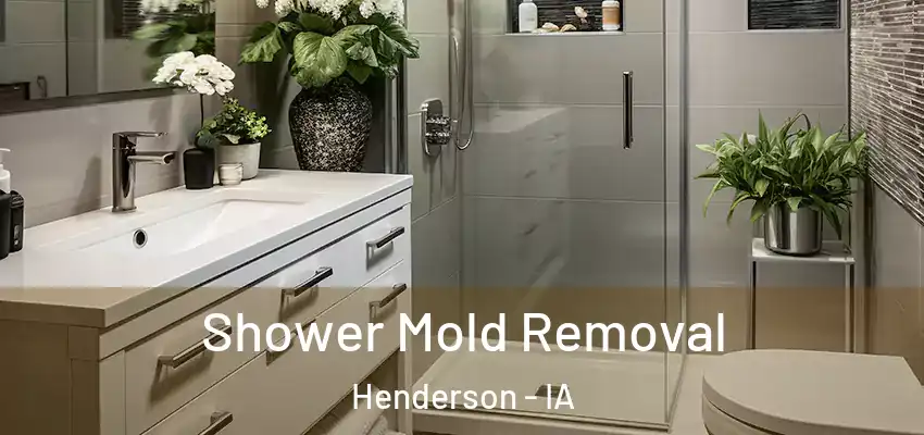 Shower Mold Removal Henderson - IA